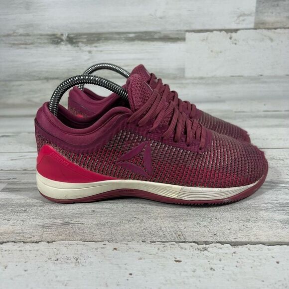 Reebok Womens Cross-fit NANO Athletic‎ Training Shoes Pink Size 6.5 US - Picture 1 of 8